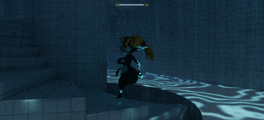1girl aquaphilia breasts female imp imp_midna midna nintendo nipples nude puffy_cheeks short_stack solo the_legend_of_zelda the_poolrooms twilight_princess underwater walking zantzusui