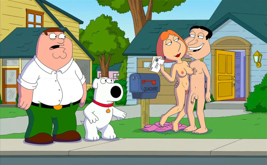 blackzacek breasts brian_griffin cheating_wife family_guy glenn_quagmire lois_griffin nipples nude penis peter_griffin thighs