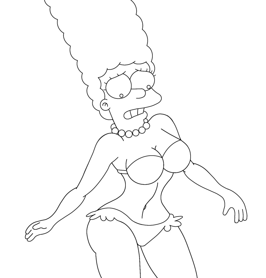 1girl breasts marge_simpson png sexy sexy_armpits sexy_body sexy_female sexy_pose sexy_woman the_simpsons