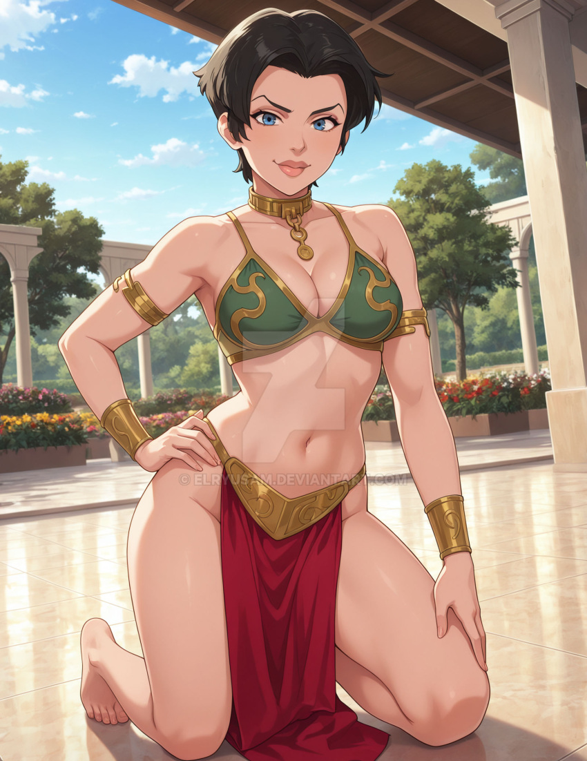 1girl 20th_century_fox ai_generated amazon_prime anissa cosplay crossover crossover_cosplay disney elryusam female invincible lucasfilm princess_leia_organa princess_leia_organa_(cosplay) slave_leia slave_leia_(cosplay) solo star_wars tagme